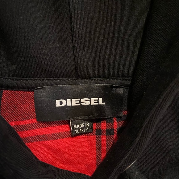 NWOT - DIESEL multi-zip tech heavy weight hoodie - Sz Small - Picture 2 of 6